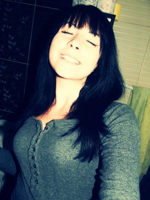 ; )