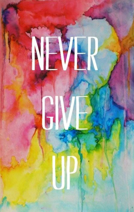 never, never, never!