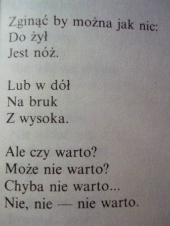 Nie ja.