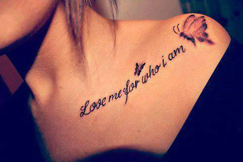 Love me for who I am