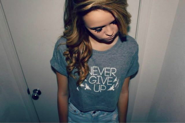 Never give up < 3 