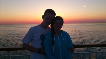 Z moim skarbem:D