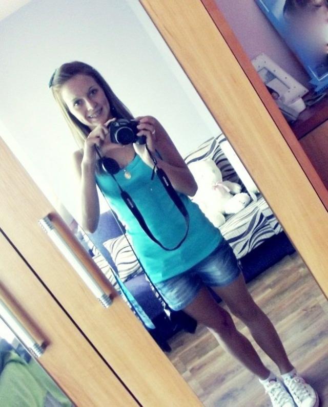 ; )