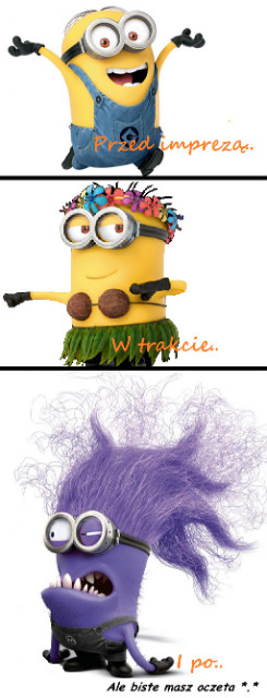 Minionki ahahahaha xDD