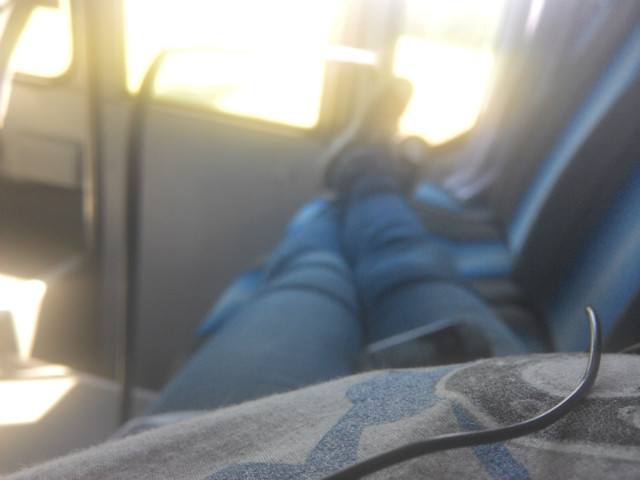 on the road 