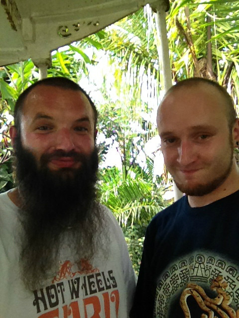 z Rizzo'em w Kew Gardens. 