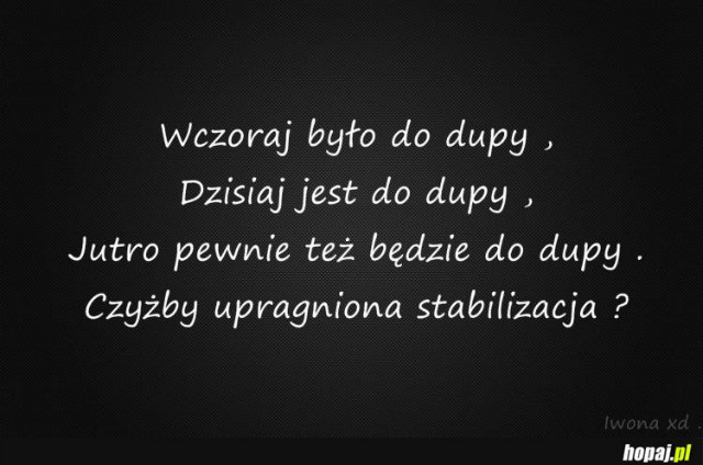 Do Dupy nie na sanki :(