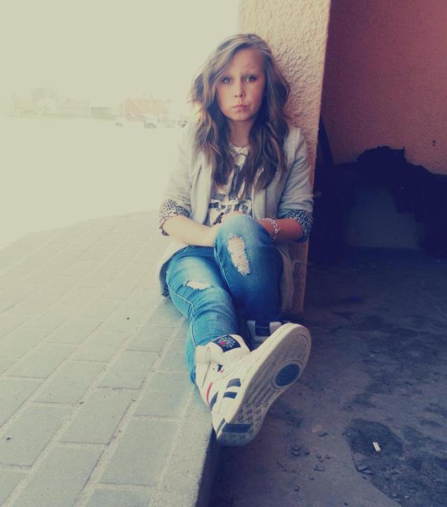 I taak siedz i tsknie.