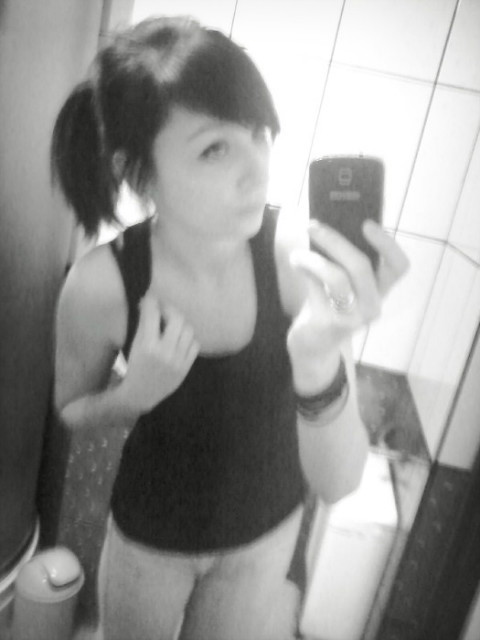 Funny girl with the broken smile