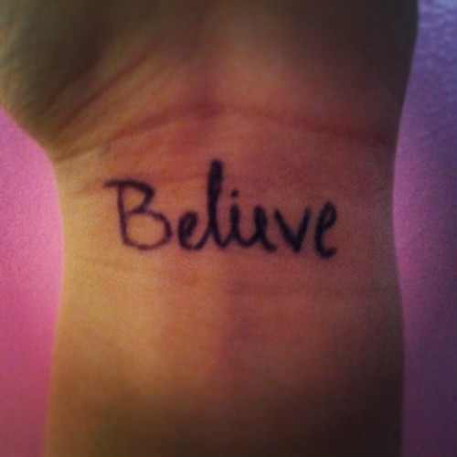 Believe :**