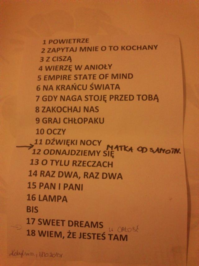 Ach, co to by za koncert...