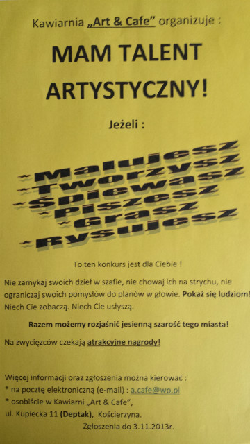 Mam talent artystyczny 