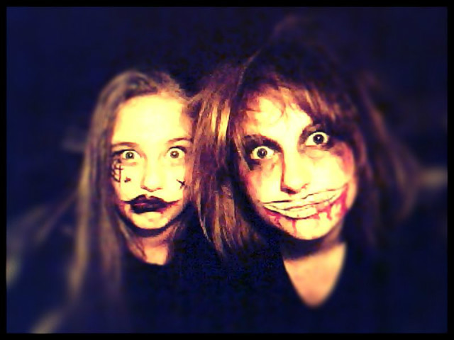 Halloween z siostr XD