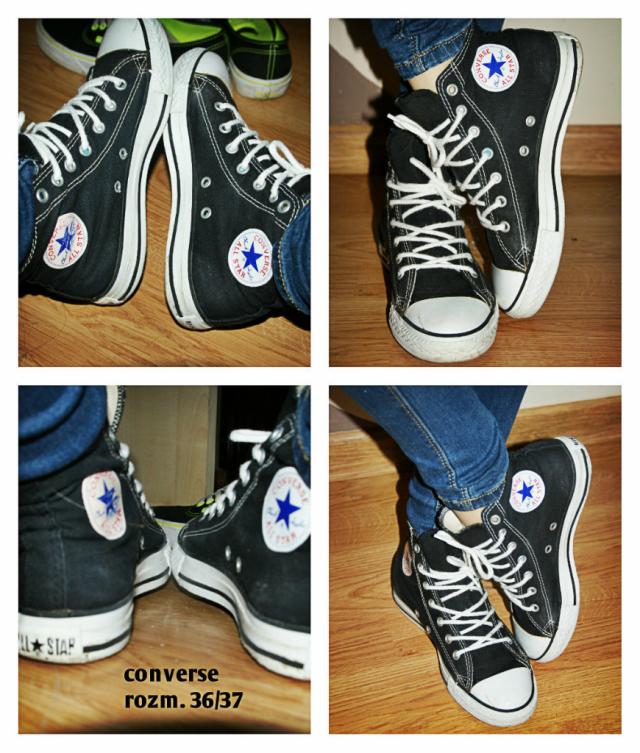 converse czarne