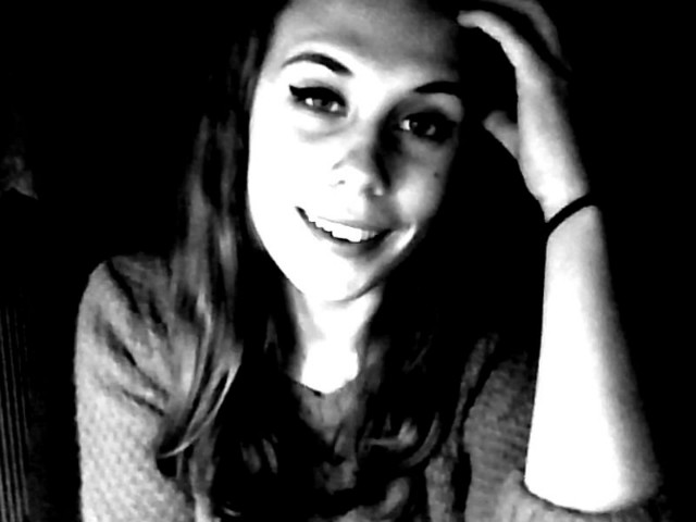 black white