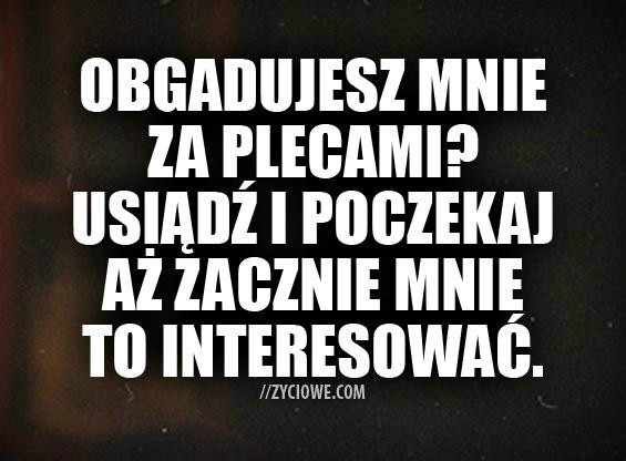 widzisz=komentujesz