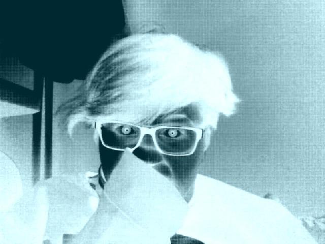 Four eyes are cool.