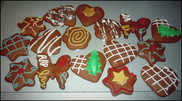 gingerbread cookies. 