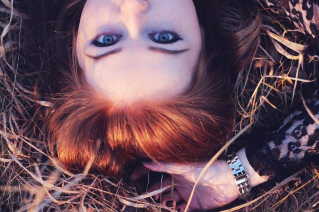 eyes on fire
