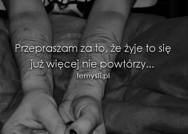 Przepraszam.;c