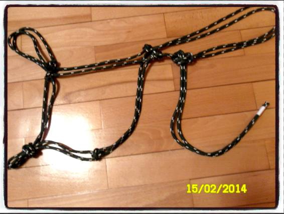 Ciemnozielony halter