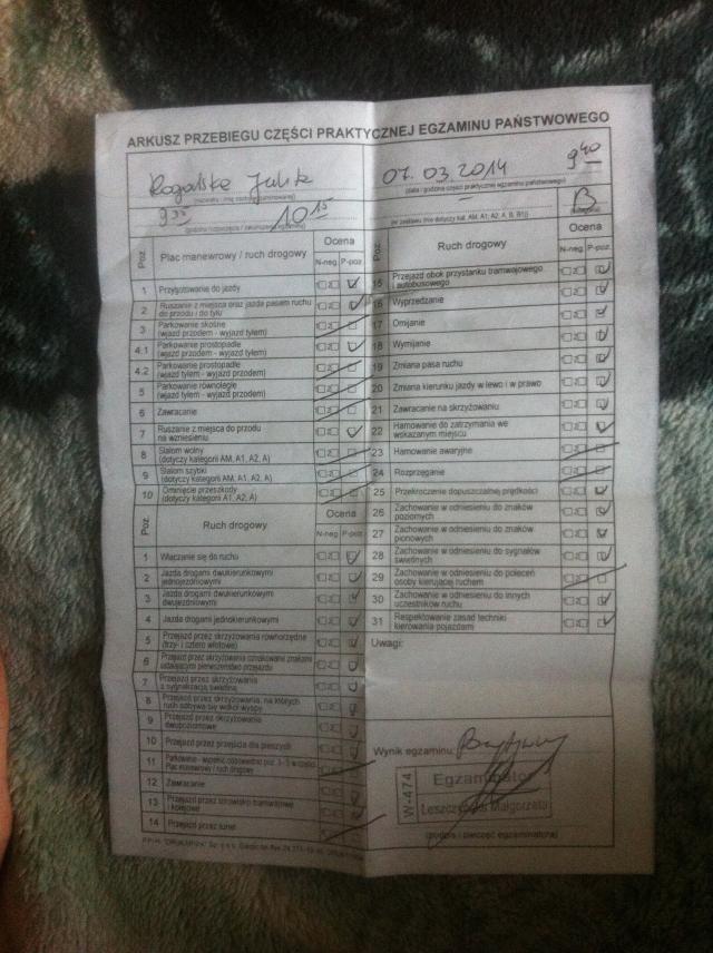Wpis rogala