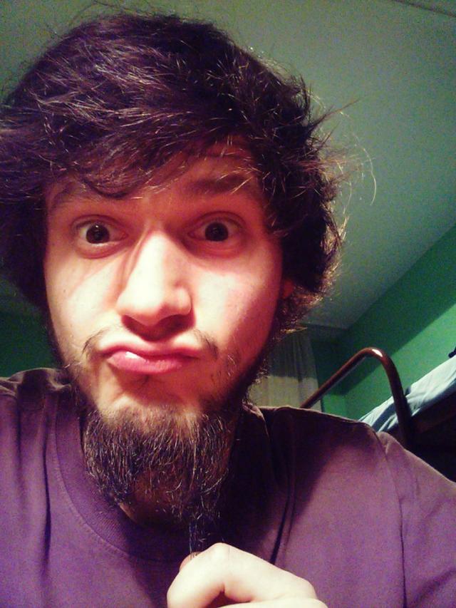 Look at my beard!