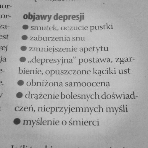 Depresja powraca..