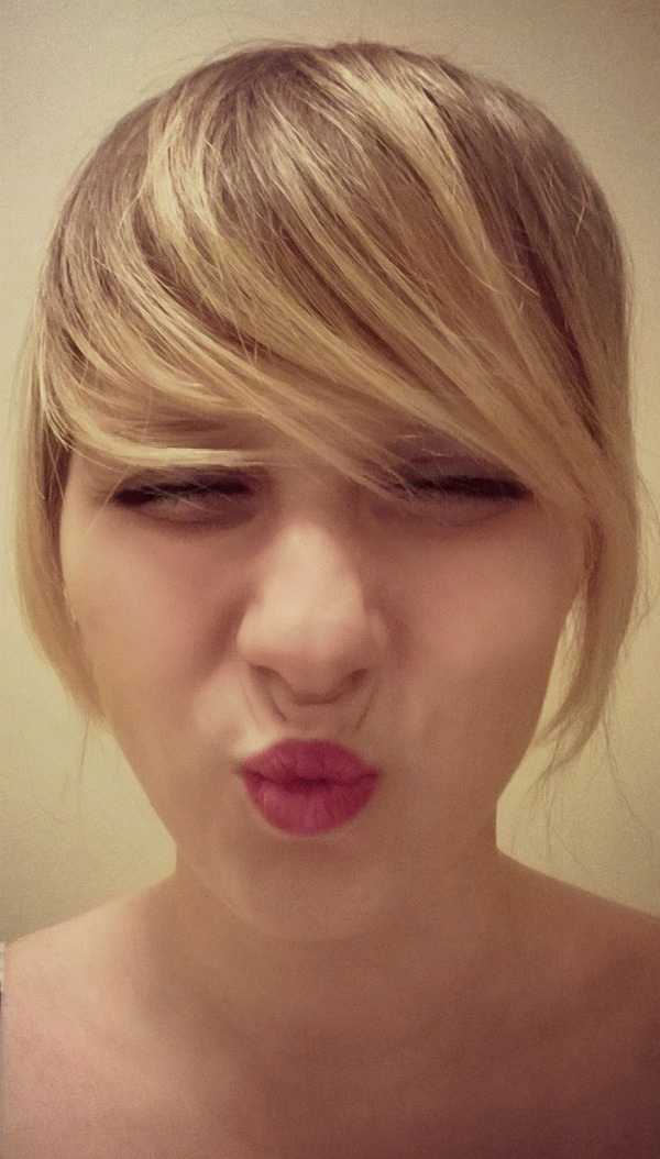 blonde fringe?