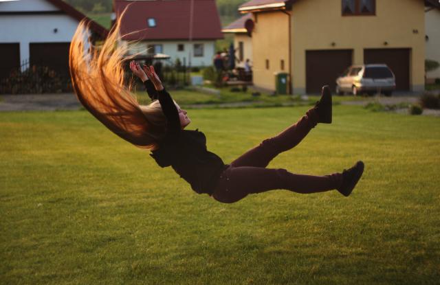 Falling down