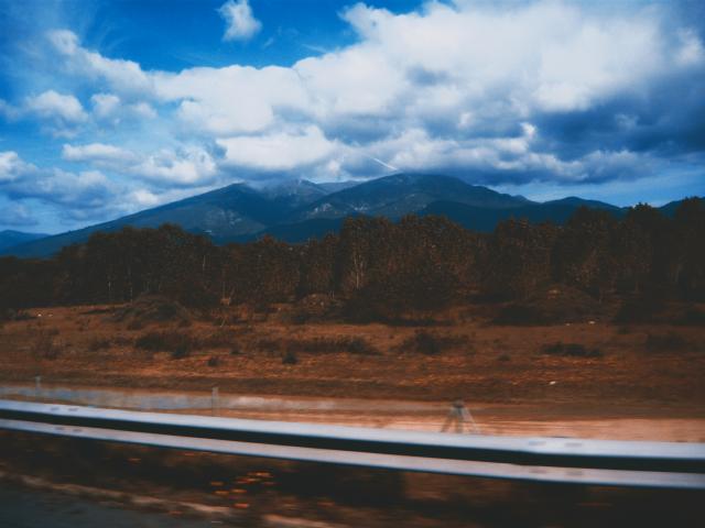 on the way