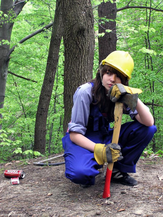 Woman at work