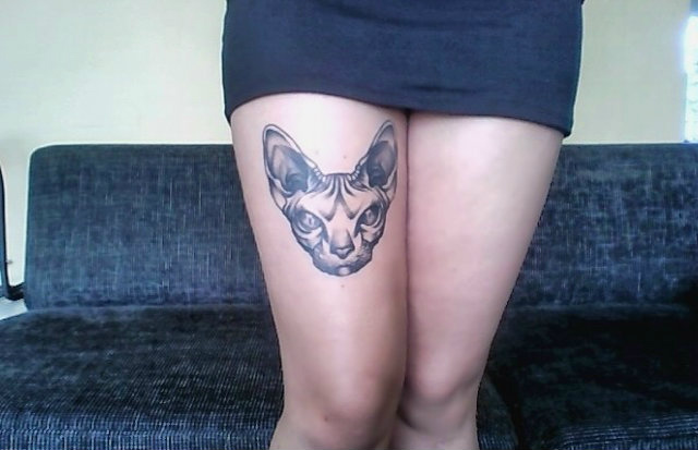 #catmom #sphynx #tattoo