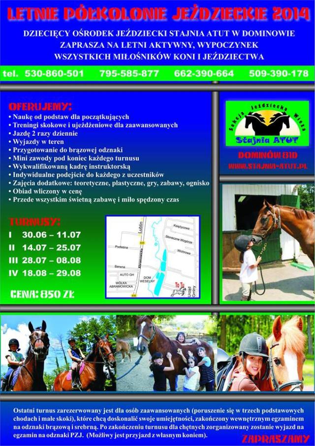 Pkolonie letnie 2014