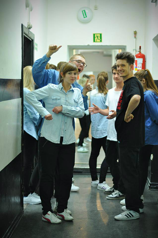backstage !