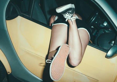 ass, vans, girl, car, mm