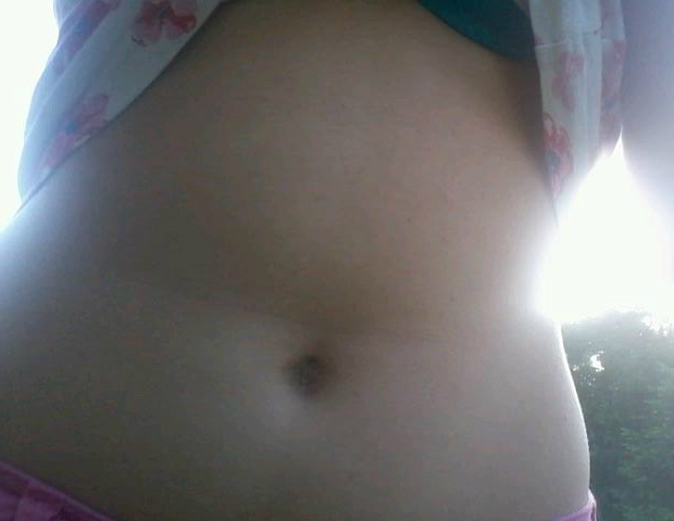 Moj brzuch ;> 