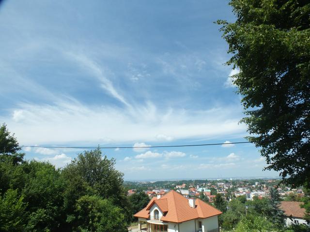 Wieliczka i Krakw w oddali