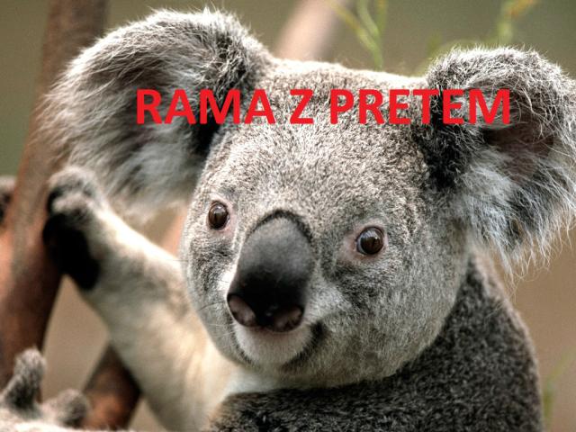 RAMA Z PRETEM