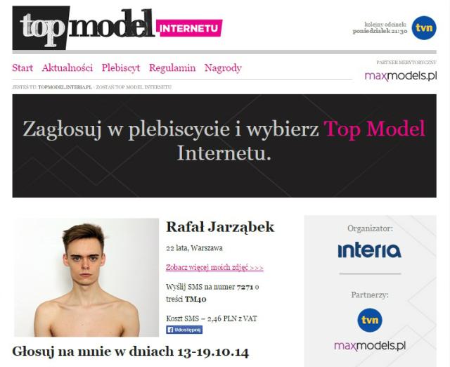 top model internetu