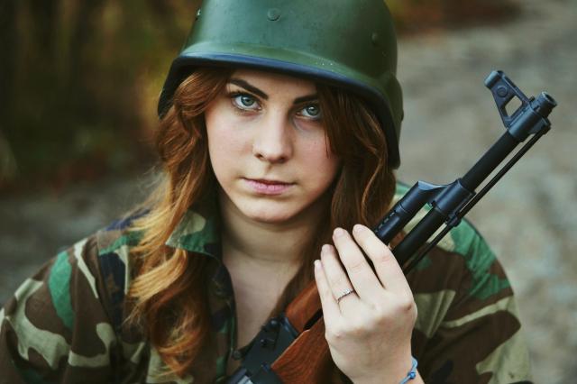 Soldier woman