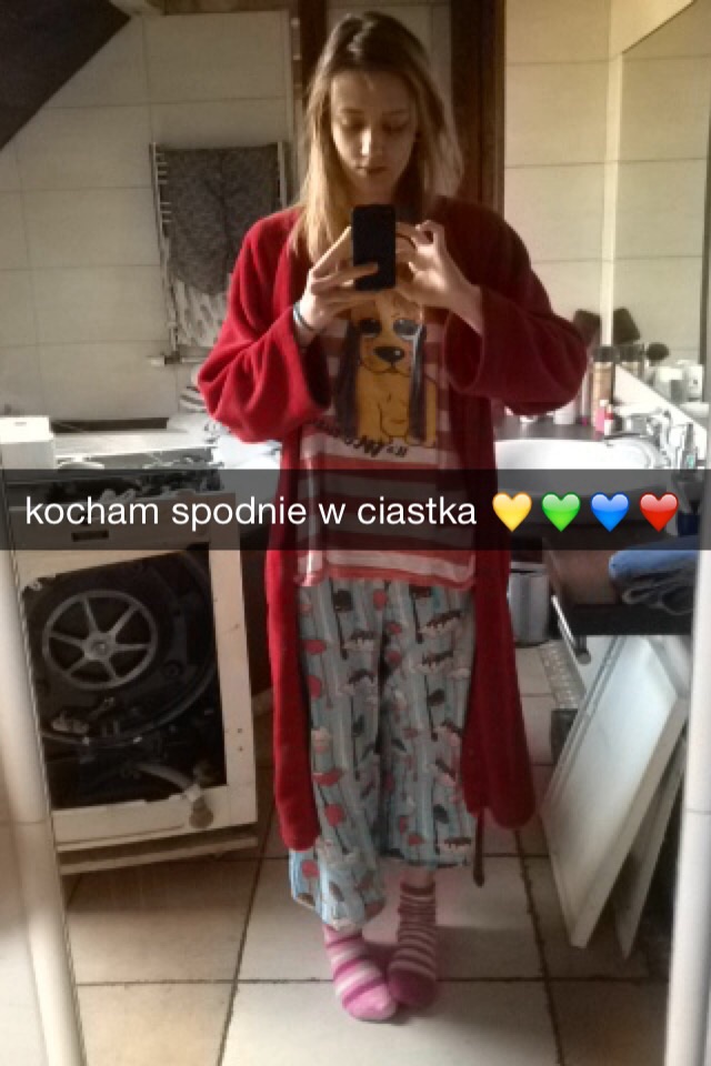 kocham spodnie w ciastka