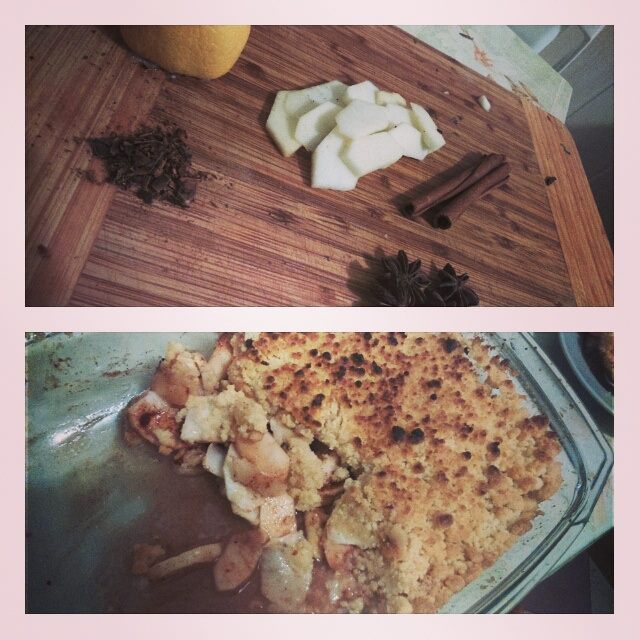 apple crunchy pie