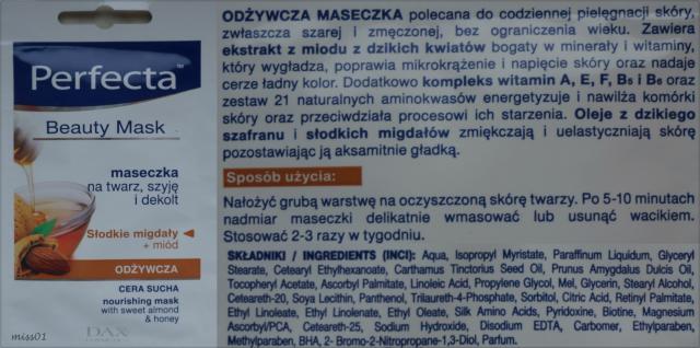 143. maseczka odywcza perfecta