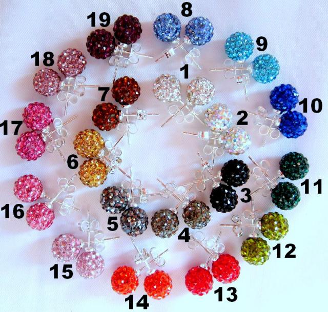KOLCZYKI SWAROVSKI 10mm
