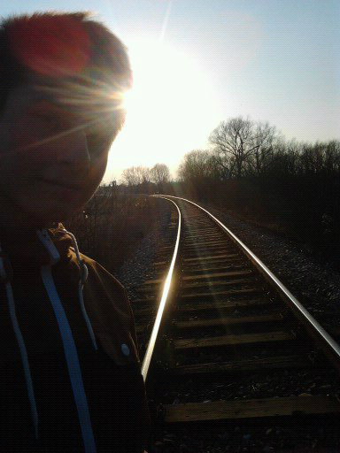 Walk along the railroad