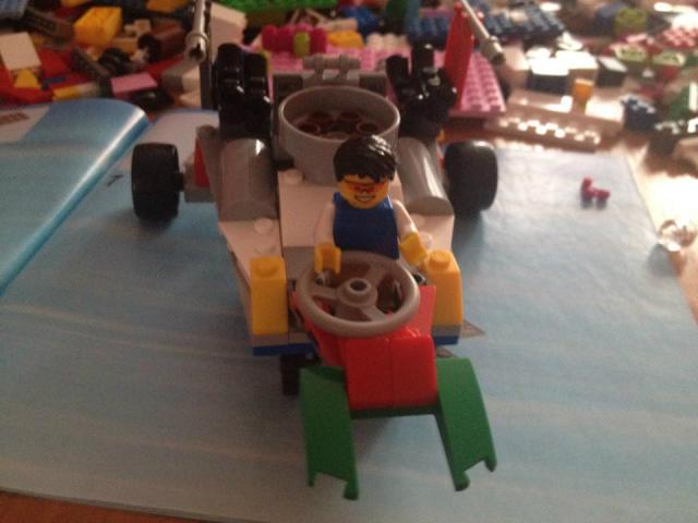 Lego, ognisko, samochd