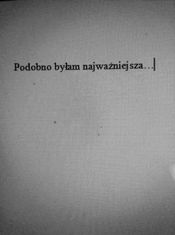 To juz koniec.