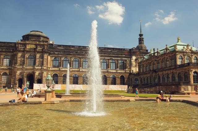 na dziedzicu zamku Zwinger