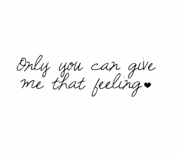 only you.